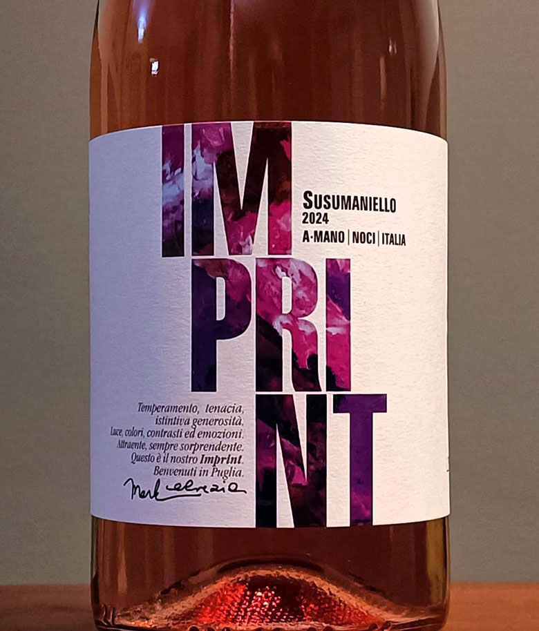 Susumanello Rosato Imprint 2024 A Mano