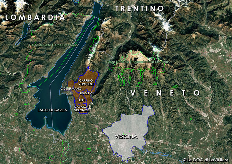 Le DOC del Veneto: Bardolino Sottozona Montebaldo