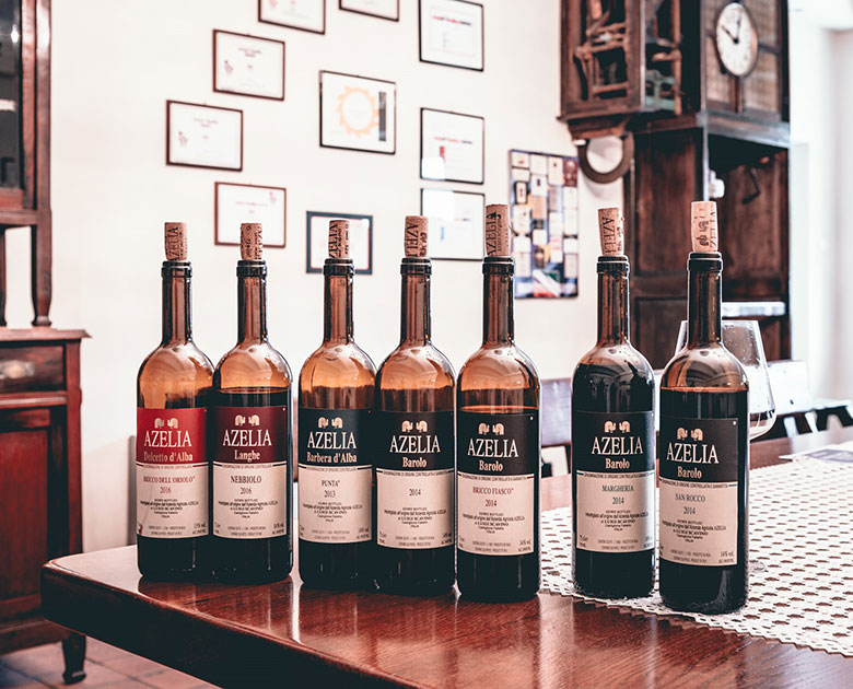 I vini dell'azienda Azelia