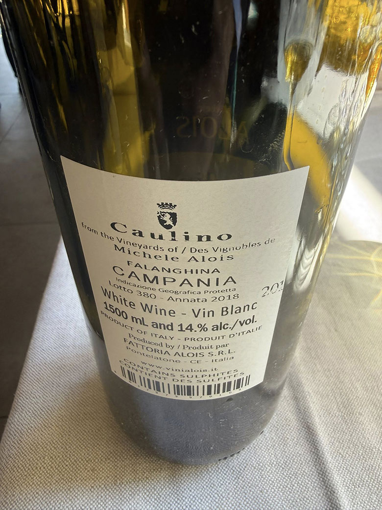 Falanghina Caulino 2018 Alois