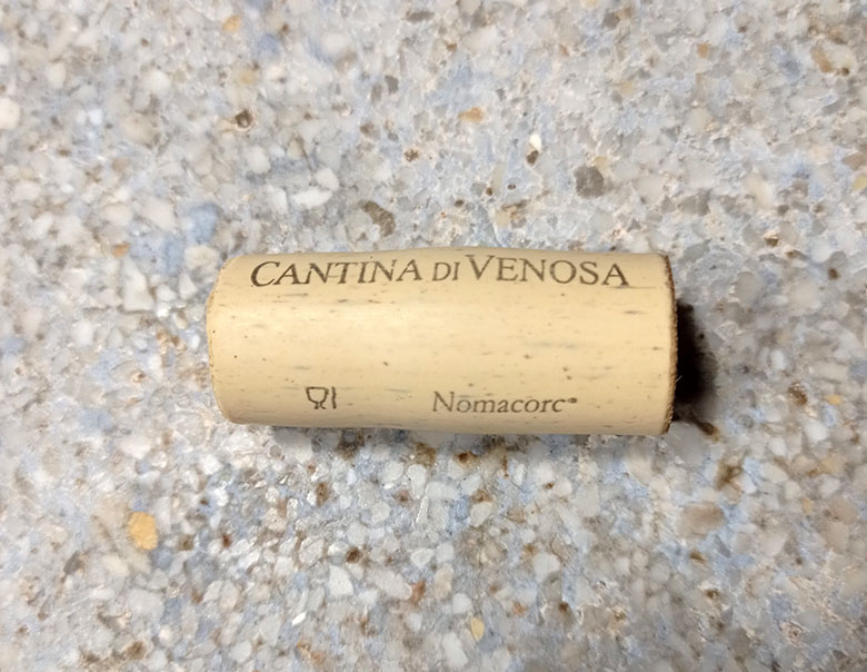 Tappo Dry Muscat Terre di Orazio 2004 Cantina di Venosa