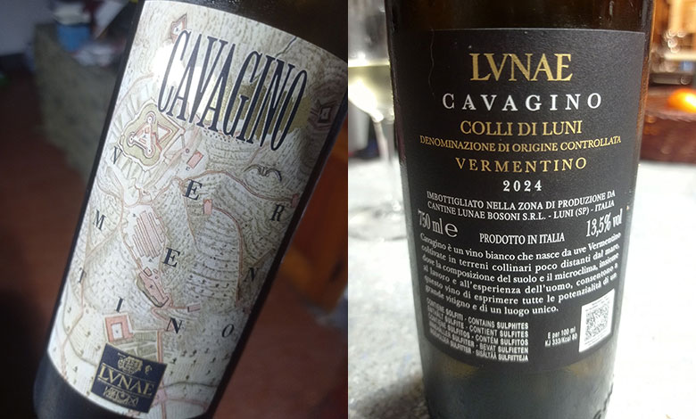 Colli di Luni Vermentino Cavagino 2024 Lunae