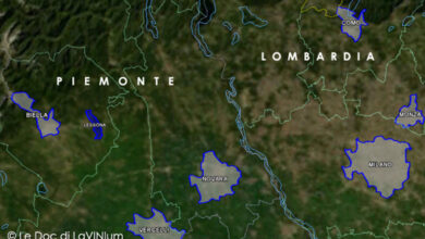 mappa vino Doc Lessona