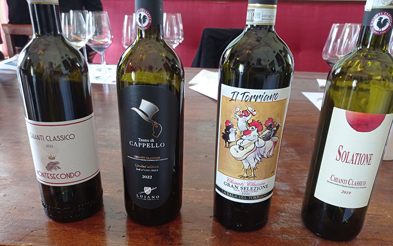 Chianti Classico in degustazione