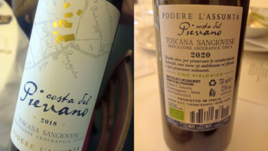 Sangiovese Costa del Pievano 2020 Podere L'Assunta
