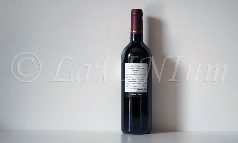 Friuli Isonzo Merlot 2020 Davide Feresin