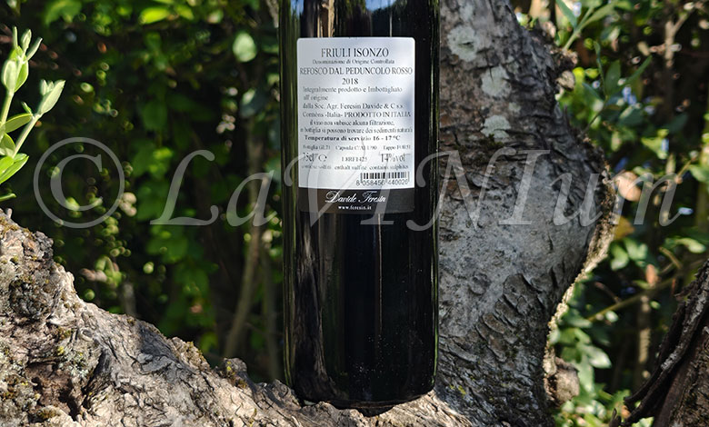 Friuli Isonzo Refosco dal Peduncolo Rosso Nero di Botte 2018 Davide Feresin