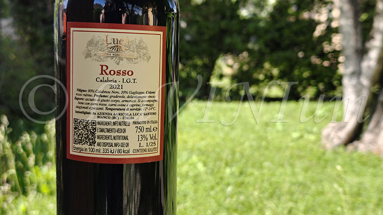 Marasà Rosso 2021 Lucà