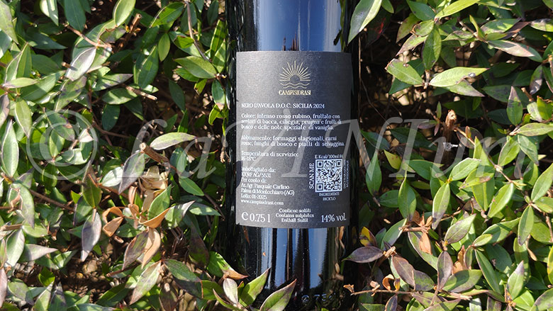 Sicilia Nero d'Avola U' Primu 2024 Campisidrasi