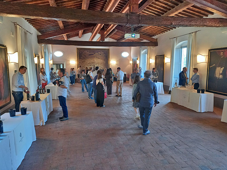 La degustazione a Castello di Nipozzano