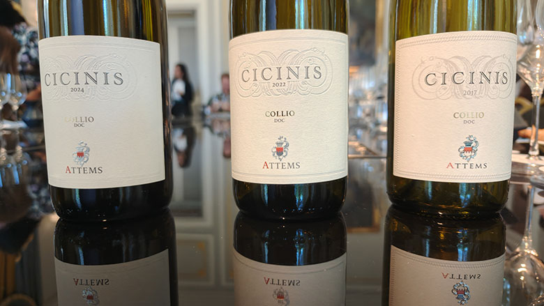 Verticale Collio Sauvignon Cicinis Attems