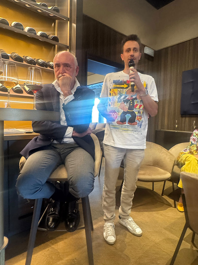 Graziano Prà con il figlio Federico