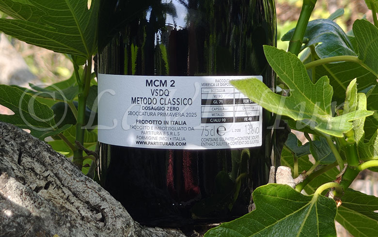 Spumante Metodo Classico Dosaggio Zero MCM2 Partitura 8