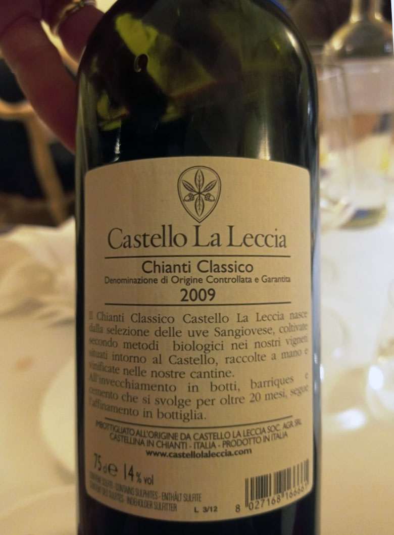 Chianti Classico 2009 Castello della Leccia