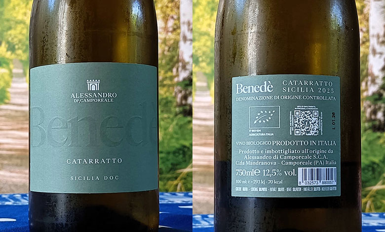 Sicilia Doc Catarratto Benedè 2025 Alessandro di Camporeale