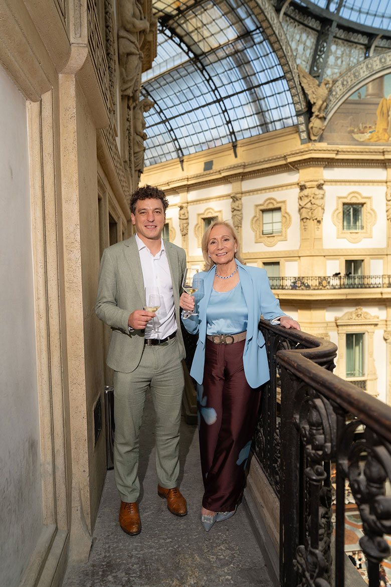 Marilisa Allegrini e Ferdinand Ruelle
