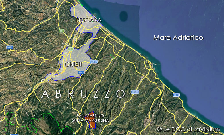 Le DOC dell'Abruzzo: Montepulciano d'Abruzzo Sottozona San Martino sulla Marrucina