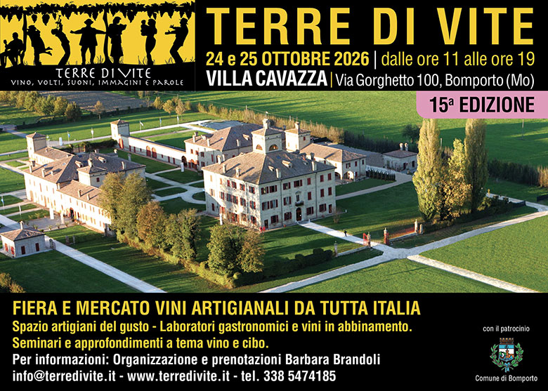 Locandina Terre di Vite 2026