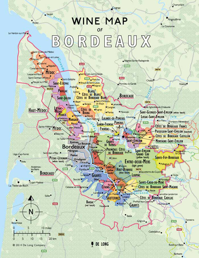 Mappa Bordeaux